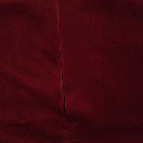 NWOT WHBM Velvet Pencil Skirt - Picture 7 of 7